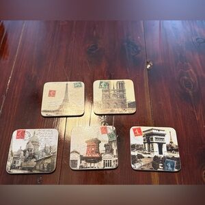 Letters to Paris Coaster Set